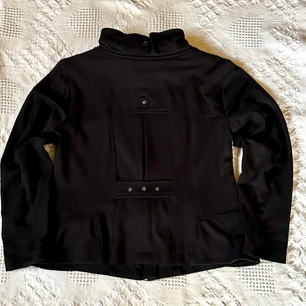 Christopher & Banks Black Zip Dress Jacket PS - Picture 12 of 15